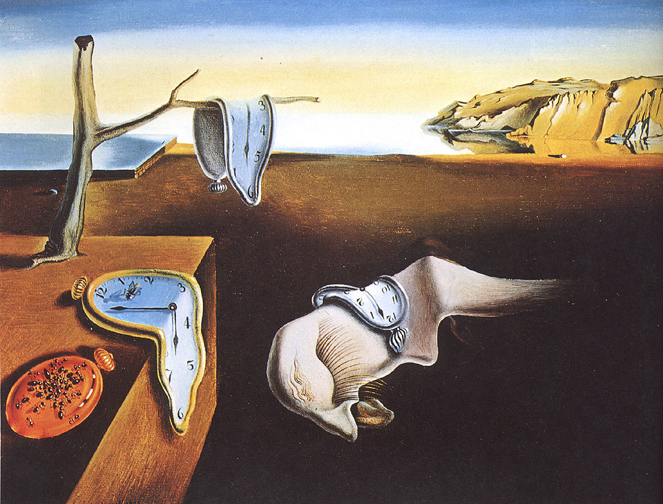 960x730 The Persistence Of Memory - Dali Melting Clock Painting