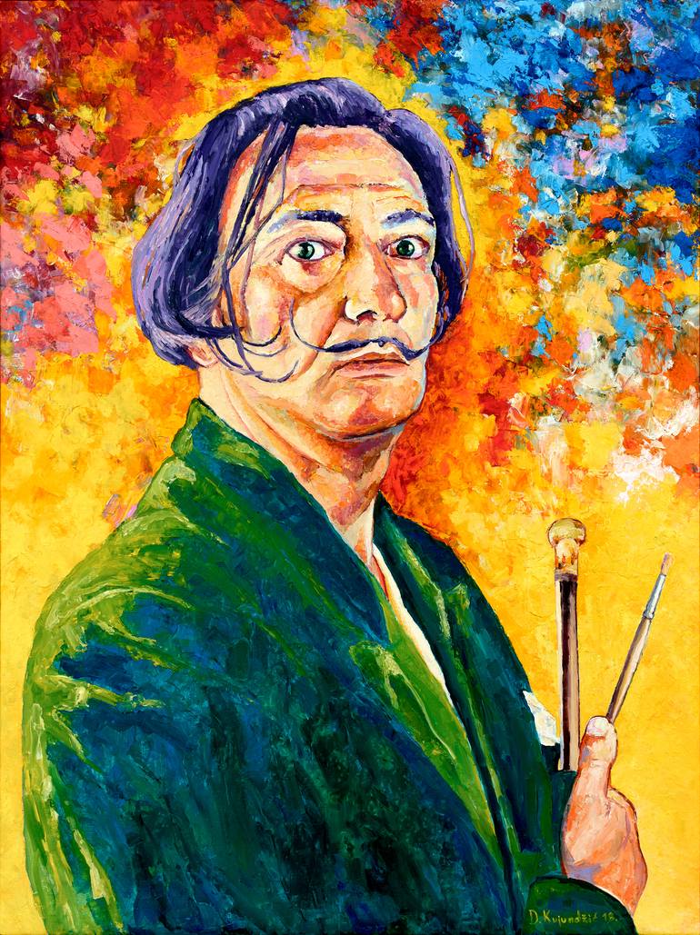 770x1029 Saatchi Art Salvador Dali Painting By Denis Kujundzic - Dali Painting