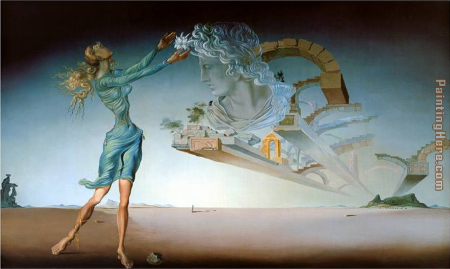 883x527 Salvador Dali Mirage Painting Anysize 50% Off - Dali Painting