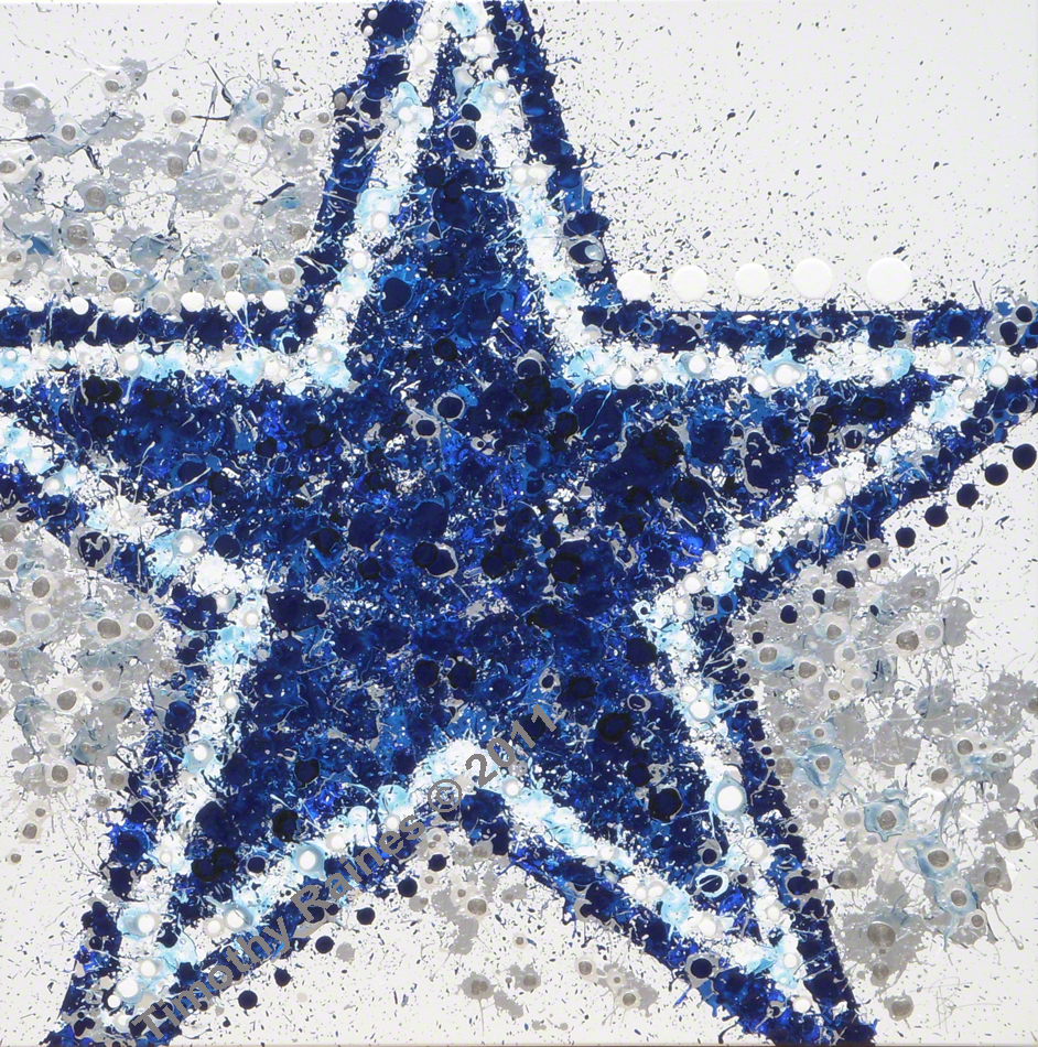 942x950 Cowboys Timothy Raines - Dallas Cowboys Painting