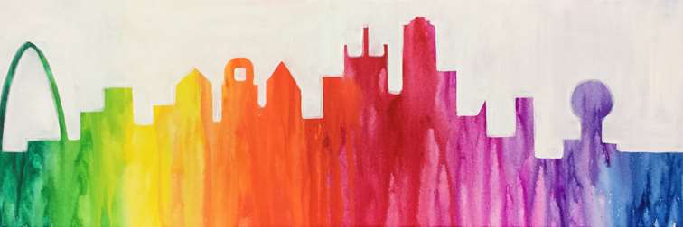 756x252 Dallas In Sunlight - Dallas Skyline Painting