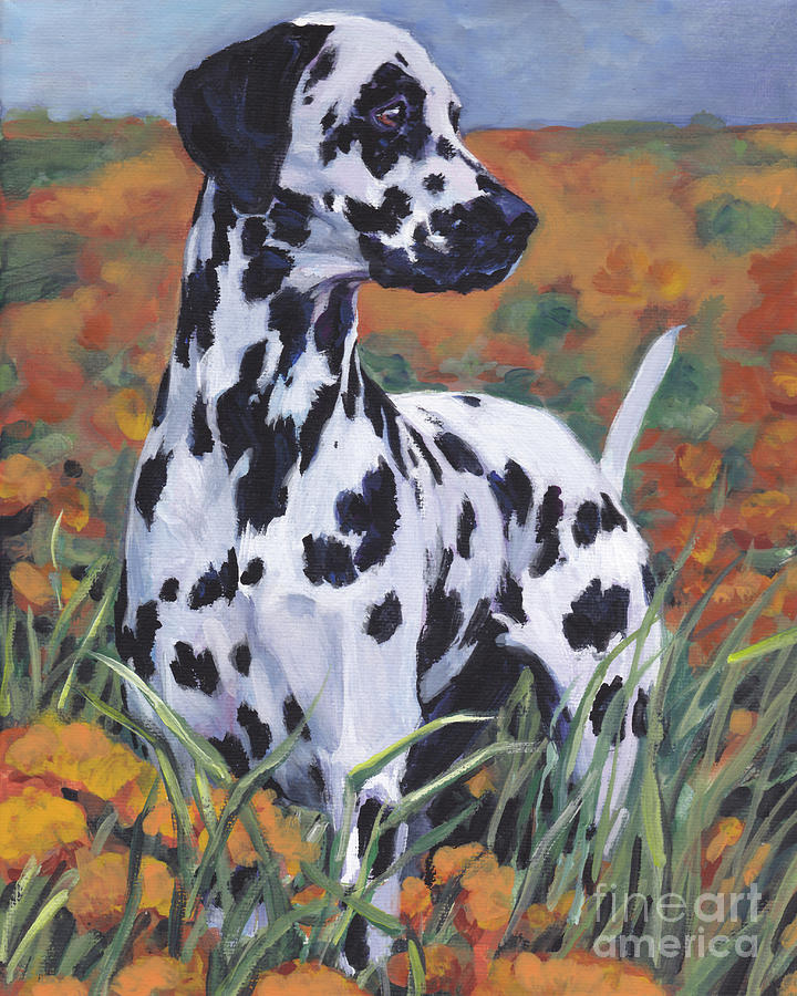 720x900 Dalmatian Painting By Lee Ann Shepard - Dalmatian Painting
