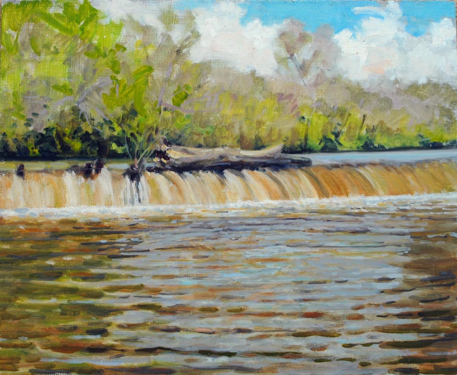 900x740 Subject To Change Paintings By Richard Crozier Streetlight Magazine - Dam Painting