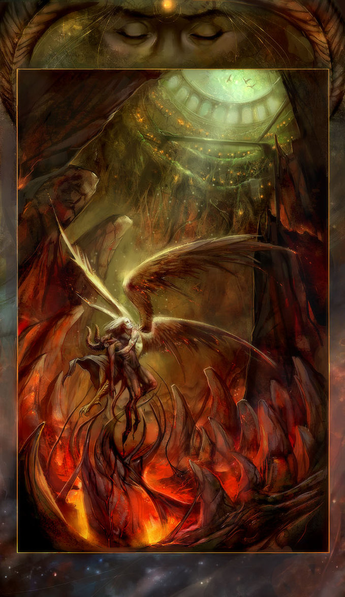 679x1176 I Shall Face Damnation For You By Juliedillon - Damnation Painting