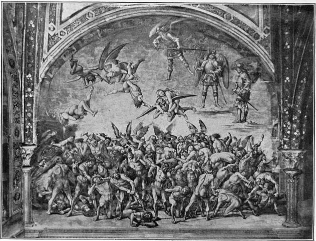 631x482 The Project Gutenberg Ebook Of Luca Signorelli, By Maud Cruttwell - Damnation Painting