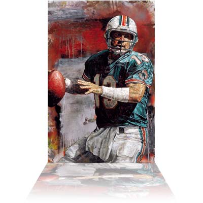 400x400 Dan Marino By Holland, Stephen Atkinson Fine Art - Dan Marino Painting