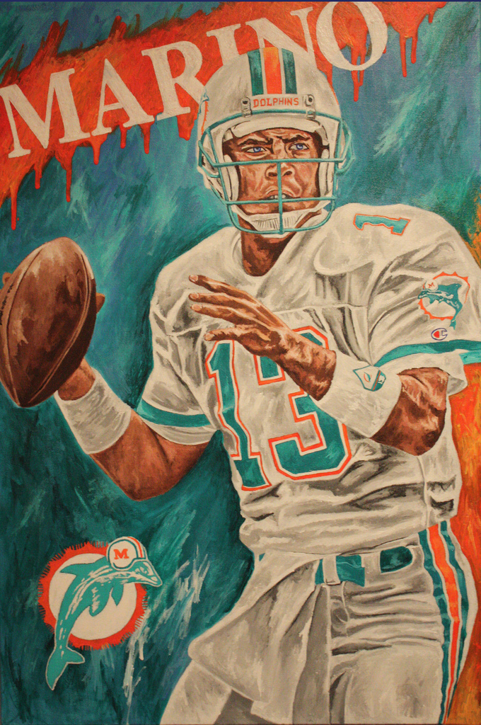 680x1024 Coursond34's Most Interesting Photos Picssr - Dan Marino Painting