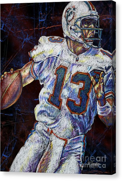 419x622 Dan Marino Canvas Prints Fine Art America - Dan Marino Painting