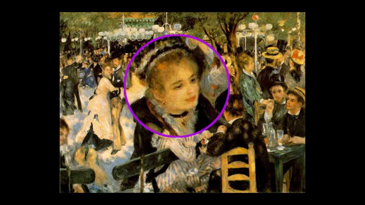 1280x720 Great Impressionist Auguste Renoir's Painting, Dancing - Dance At The Moulin De La Galette Painting