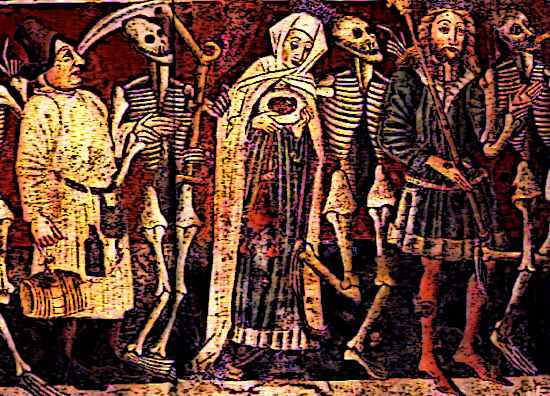 550x396 Dance Of Death Famous Medieval Painting Picture - Dance Of Death Painting