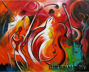 300x242 Modern Oil Painting On Canvas Wall Art Room Music Dance Painting - Dance Painting