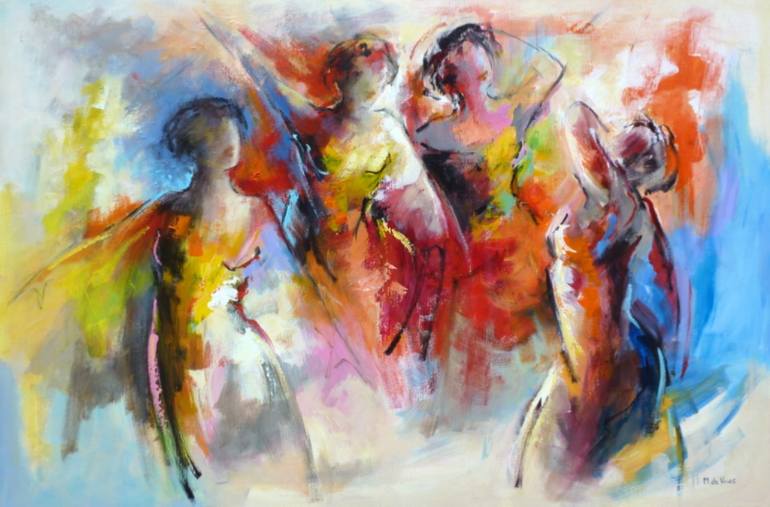 770x507 Saatchi Art Dance Painting By Maria De Vries - Dance Painting