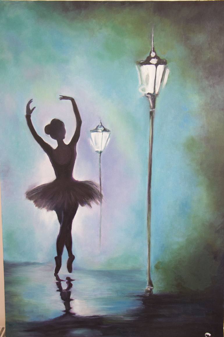 770x1155 Saatchi Art Night Dance Painting By Saba Dashti - Dance Painting