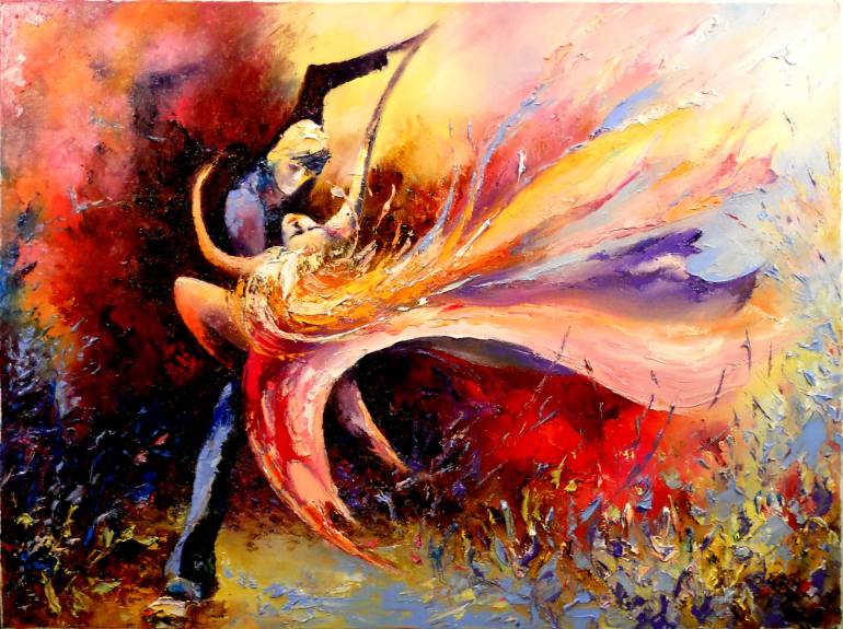 770x575 Saatchi Art Passion Dance Painting By Vadim Stolyarov - Dance Painting
