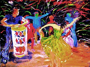 300x225 Dance Party Paintings - Dance Party Painting