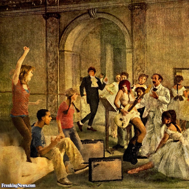 800x800 Degas Dance Hall Party Pictures - Dance Party Painting