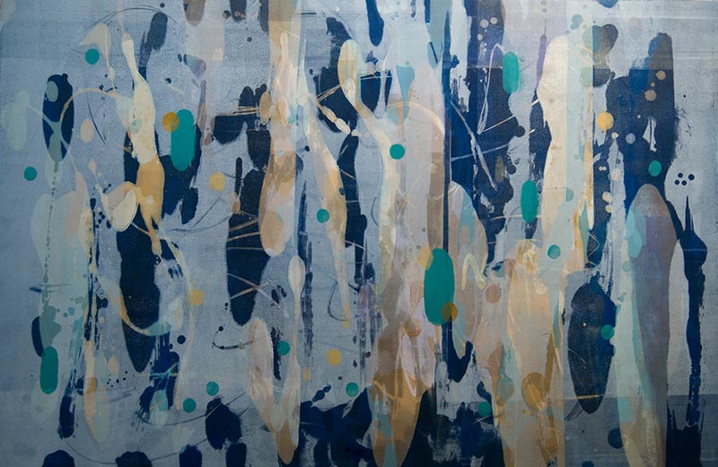 800x521 Artist Liz Dexheimer Brings What Lies Beneath To Behnke Doherty - Dance Party Painting