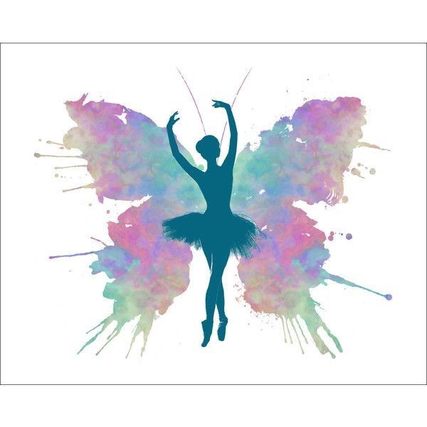 600x600 Pin By Steph Anie On Photos Brusho, Ballerina - Dancer Silhouette Painting