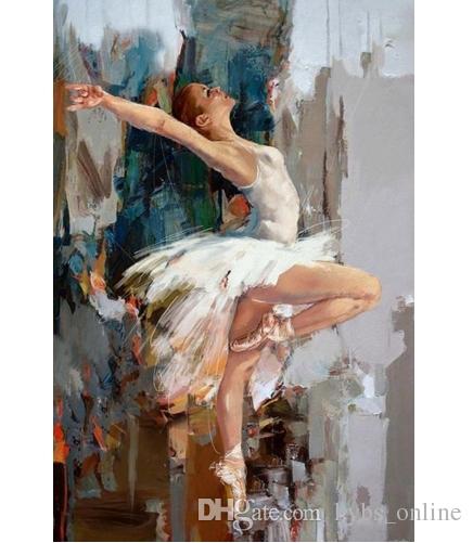 Dancing Ballerina Painting