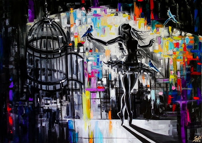 700x496 Design Stack A Blog About Art, Design And Architecture Movement - Dancing Ballerina Painting