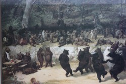 250x167 Dancing Bears Paintings - Dancing Bears Painting
