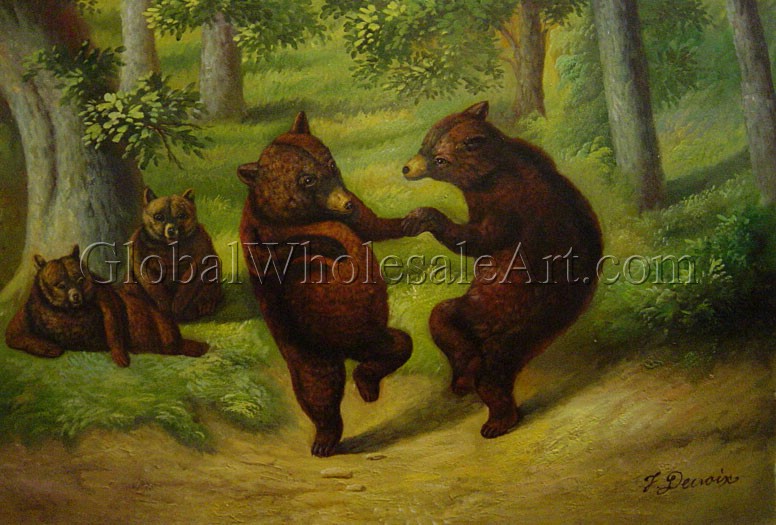 776x525 William Holbrook Beard - Dancing Bears Painting