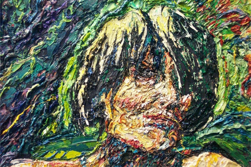 801x531 Richard Meyer - Dancing Dog Painting