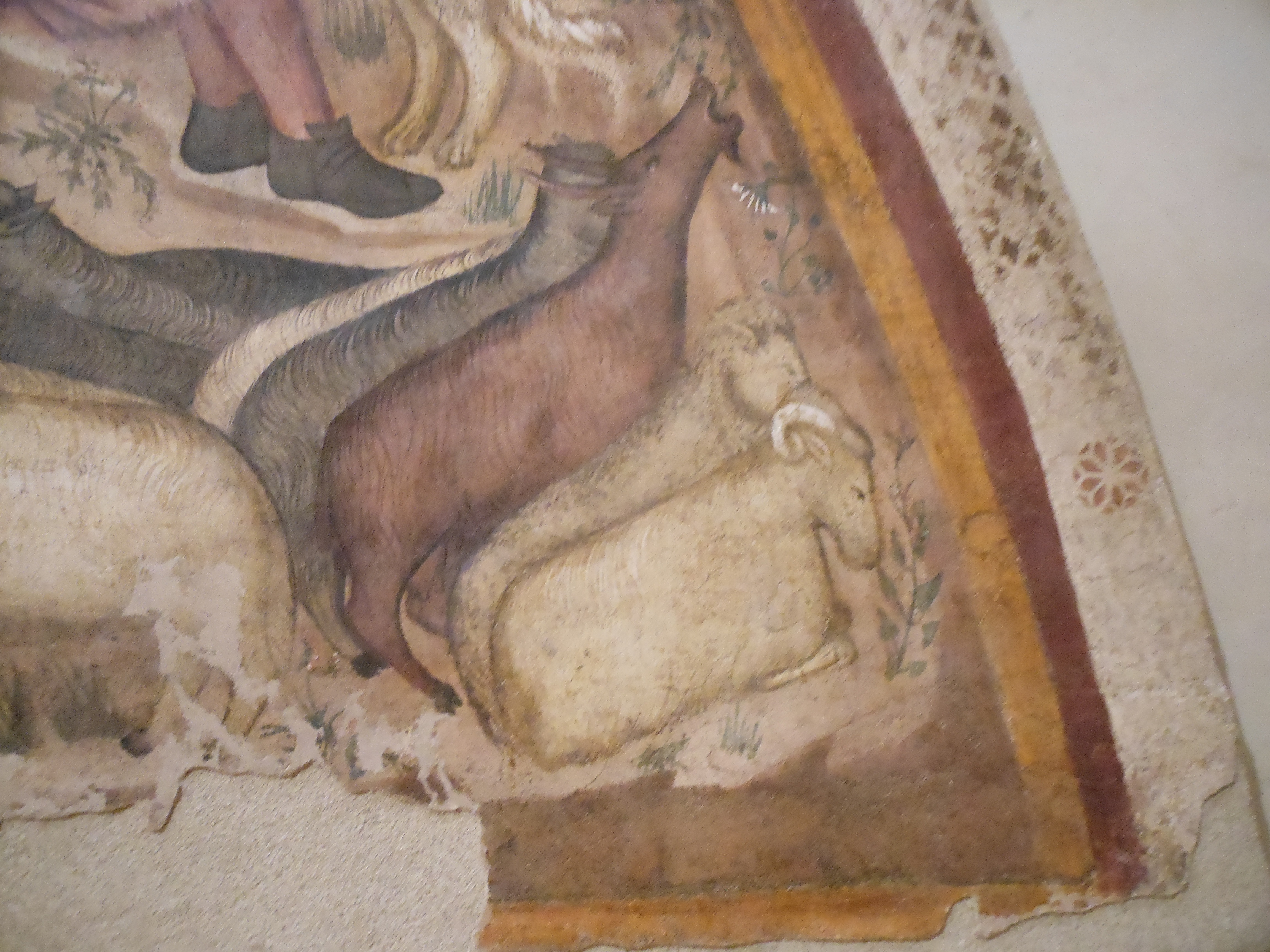 4608x3456 A Medieval Dancing Dog For Christmas - Dancing Dog Painting