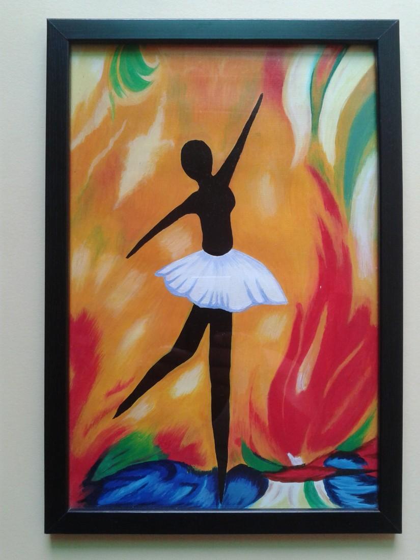 825x1100 Dancing Girl Touchtalent - Dancing Girl Painting