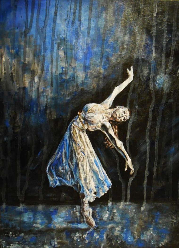 Dancing In The Rain Painting At PaintingValley.com | Explore Collection ...