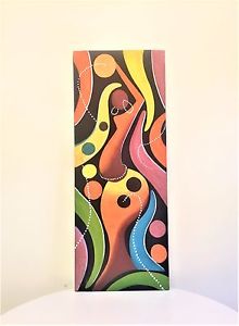 220x300 African Art Canvas Painting - Dancing Lady Painting