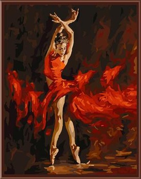 276x350 Yiwu Manufactory Diy Digital Dancing Women Oil Painting By Number - Dancing Lady Painting