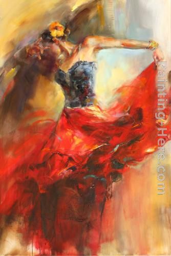 334x500 Anna Razumovskaya She Dances In Beauty 1 Painting Anysize 50% Off - Dancing Lady Painting