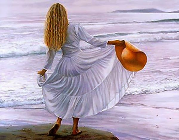 600x469 Susan Rios Impressioniartistiche 13 Sunset Dance (600x469, 193kb - Dancing On The Beach Painting