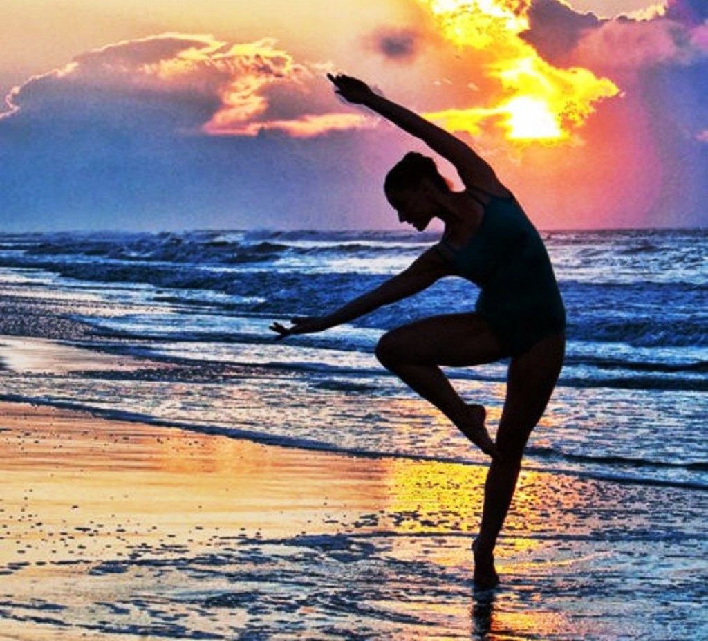 1024x927 Beach Dancer2 Painting You With Words - Dancing On The Beach Painting
