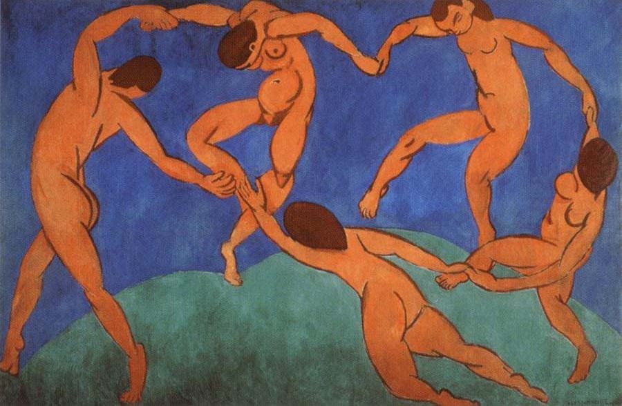 900x588 The Dance By Henri Matisse - Dancing People Painting