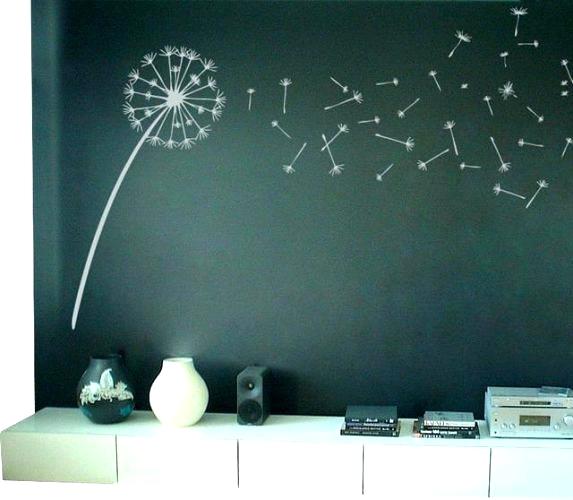 573x500 Dandelion Canvas Wall Art Dandelion Canvas Wall Art Medium Size - Dandelion Canvas Painting
