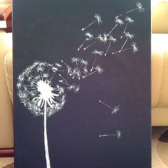 236x236 How To Draw Dandelion Art - Dandelion Canvas Painting
