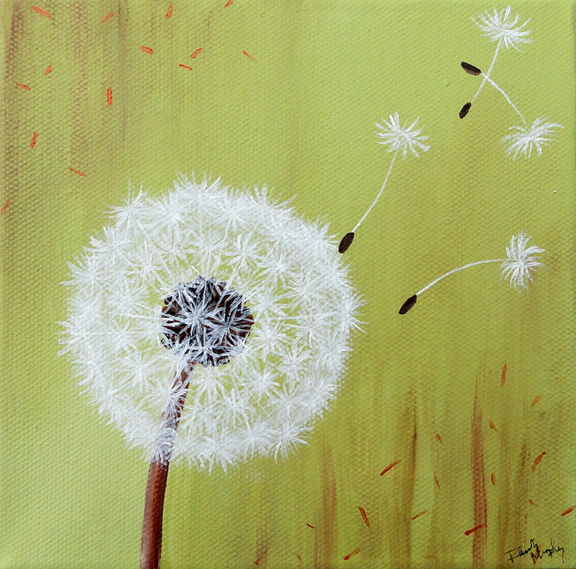 Dandelion Canvas Painting at Explore collection of