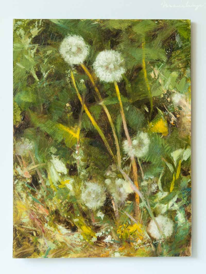 800x1065 Dandelion Oil Painting, For The Courageous Hero In You! - Dandelion Oil Painting
