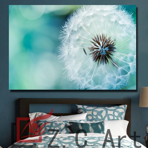 500x500 For Shipping 34 Piece Dandelion Oil Painting On Canvas Wall Art - Dandelion Oil Painting