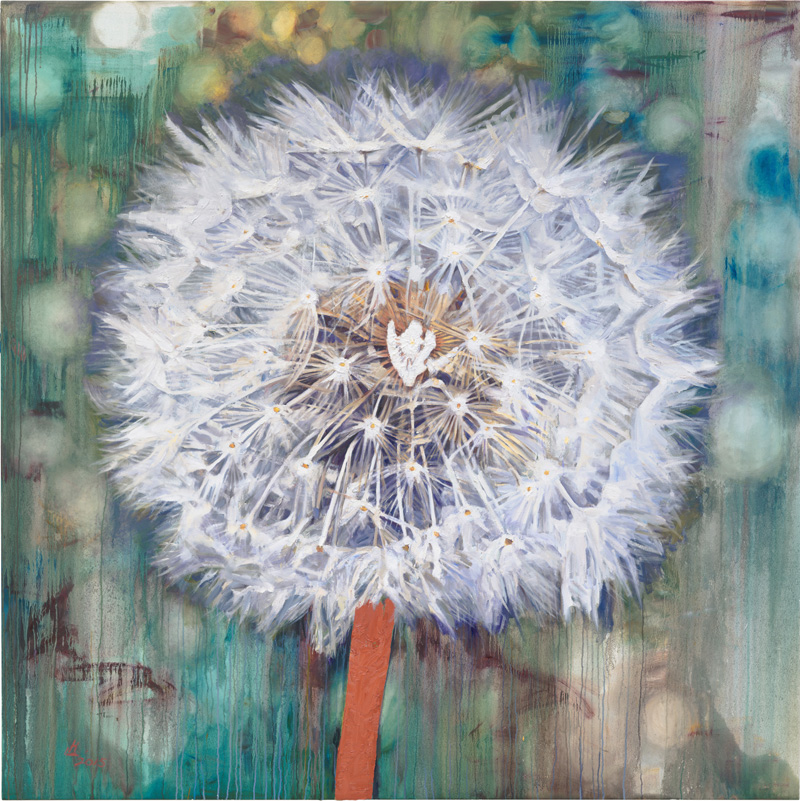 800x801 Wm Whitehot Magazine Of Contemporary Art The Art Of Hung Liu - Dandelion Oil Painting