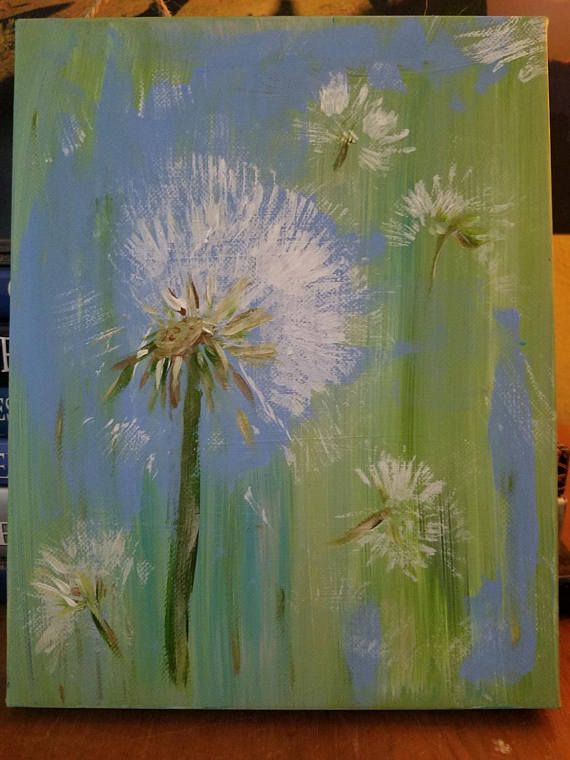 570x760 Dandelion Painting Pimmy Dandelion Painting - Dandelion Painting