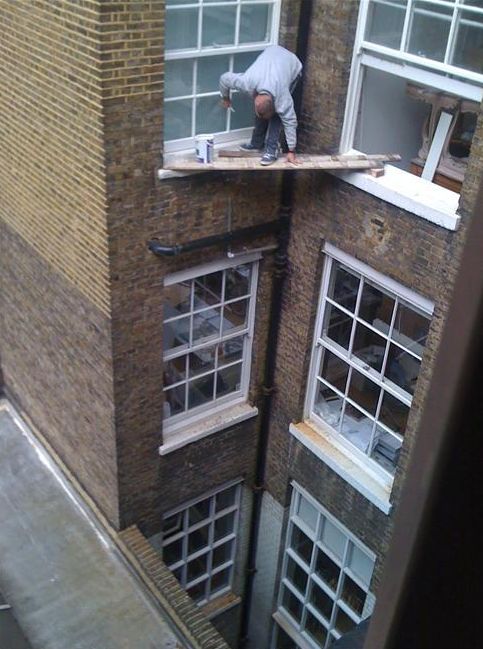 483x649 Unsafe Window Painter - Dangerous Painting