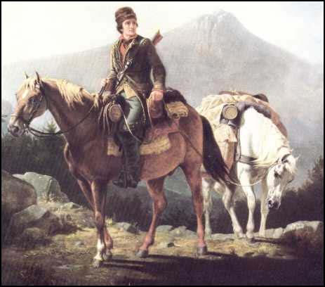 463x408 Daniel Boone Painting Boone ~ Wcdf - Daniel Boone Cumberland Gap Painting