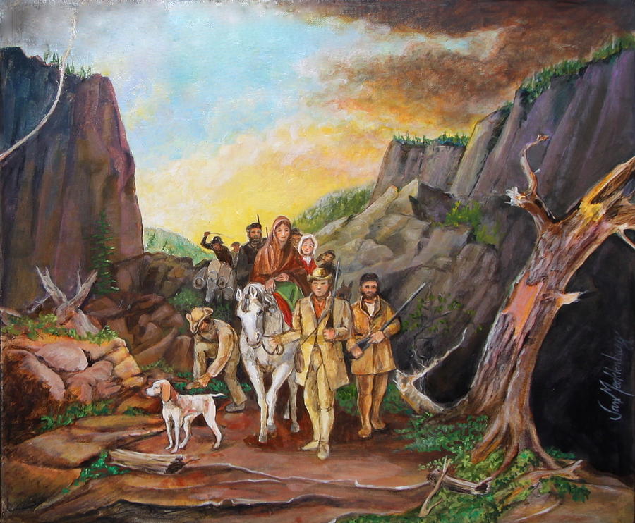 Daniel Boone Cumberland Gap Painting at Explore