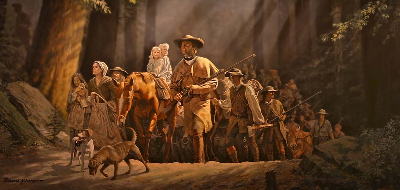 Daniel Boone Cumberland Gap Painting at Explore