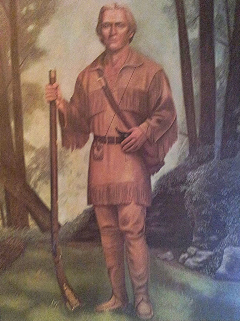 768x1024 Daniel Boone Painting Old Painting Of Daniel Boone - Daniel Boone Painting