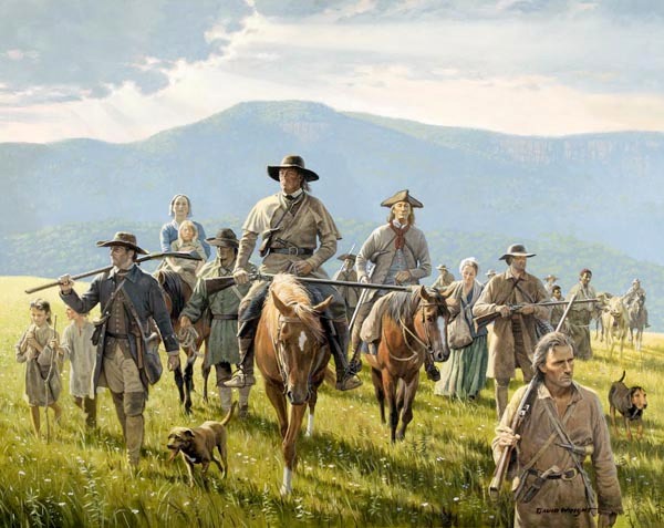 600x477 Daniel Boone American Gallery - Daniel Boone Painting