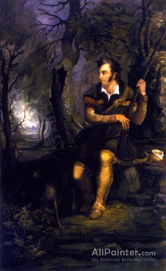 550x900 William T. Allen Daniel Boone Oil Painting Reproductions For Sale - Daniel Boone Painting